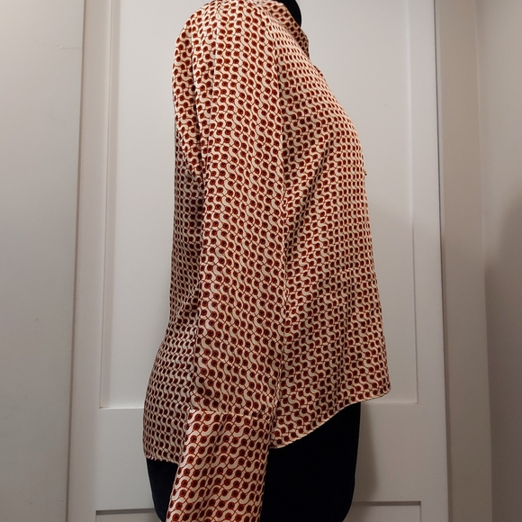 Zara Woman Tie Neck Top - Picture 4 of 6